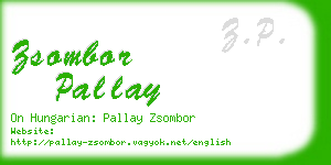 zsombor pallay business card